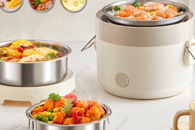 Hộp cơm điện hẹn giờ Bear DFH-C15D2