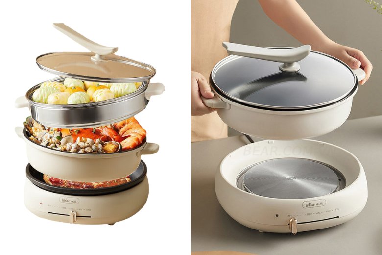 Nồi lẩu nướng đa năng BEAR DHG-C40W2