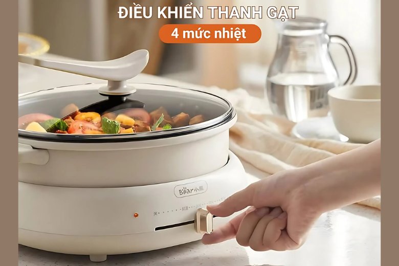 Nồi lẩu nướng đa năng BEAR DHG-C40W2