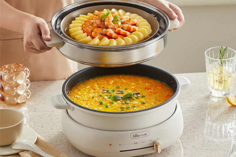 Nồi lẩu nướng đa năng BEAR DHG-C40W2